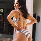 Olivia Bikini Top - Triple Stripe
