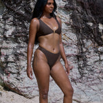 Isa Bottoms In Arabica Brown from the side